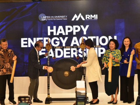 Menteri ESDM Menyampaikan Opening Speech pada Tri Hita Karana-Forum World Economic Forum di Denpasar Bali, Minggu (19/5)