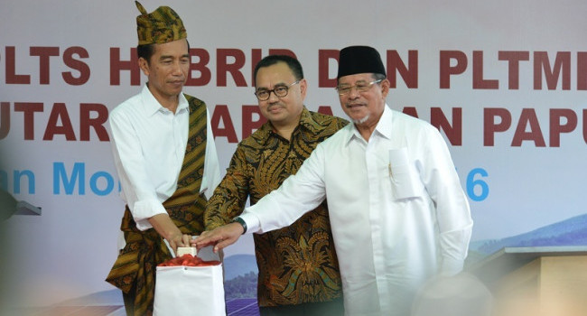 Presiden RI, Menteri ESDM & Gubernur Maluku Utara
