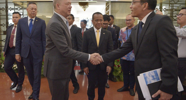 Bilateral Meeting Menteri ESDM dengan Wakil Perdana Menteri Malaysia di Kantor ESDM Jakarta, Jumat (6/9)