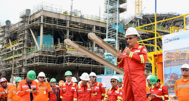 Kunjungan Kerja Menteri ESDM ke PT Saipem Indonesia, Kepulauan Karimun (12/6)