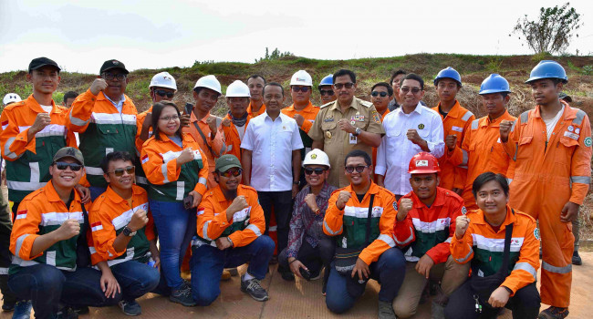 Menteri Energi dan Sumber Daya Mineral (ESDM) Bahlil Lahadalia, Meresmikan Proyek Strategis Nasional, yakni pipa gas transmisi Cirebon-Semarang (Cisem) tahap 2 (Ruas Batang - Cirebon - Kandang Haur),.Senin (30/9)