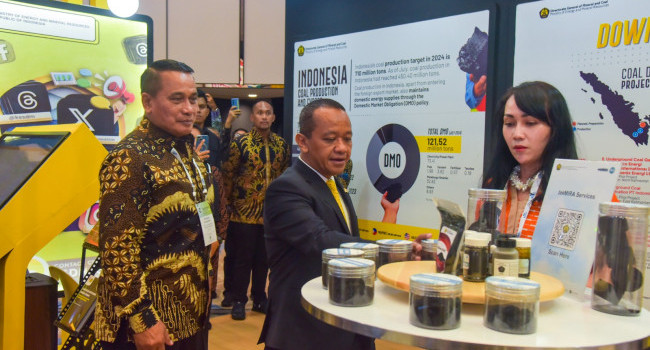 Menteri ESDM Membuka Acara Coaltrans Asia 2024 di Nusa Dua, Badung, Bali, Senin (9/9)