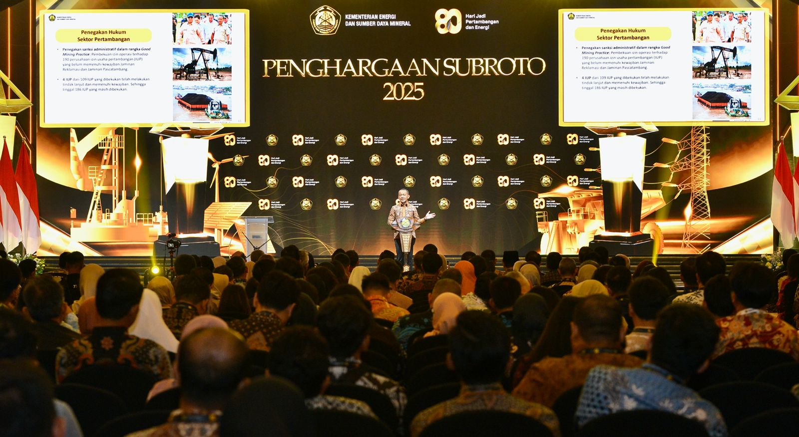 Menteri ESDM pada Malam Penghargaan Subroto 2025