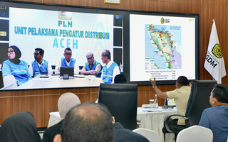 Menteri ESDM pada Preskon Penanganan Listrik di Aceh, Selasa (9/12)