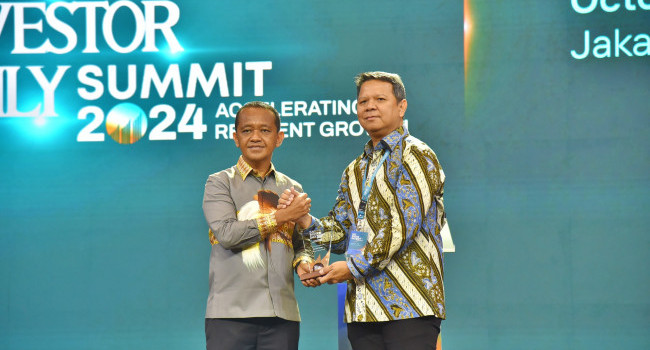 Menteri ESDM saat menjadi Pembicara pada BNI Investor Daily Summit 2024, Senin (9/10)