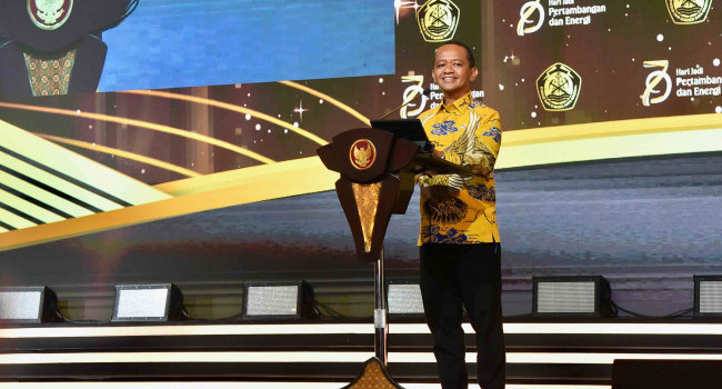 Presiden RI Joko Widodo Menghadiri Malam Puncak Hari Jadi Pertambangan dan Energi Ke-79 (Penghargaan Subroto 2024) di Grand Ballroom Kempinski Jakarta, Senin (14/10)