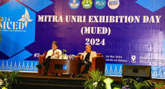 Sekjen ESDM Menghadiri Mitra UNRI Exhibition Day (MUED) di Riau, Pekanbaru, Rabu (8/5)