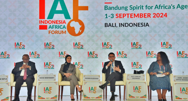 Sekretaris Jenderal ESDM Menjadi Panelis pada 2nd Indonesia - Afrika Forum di Bali, Selasa (3/9)