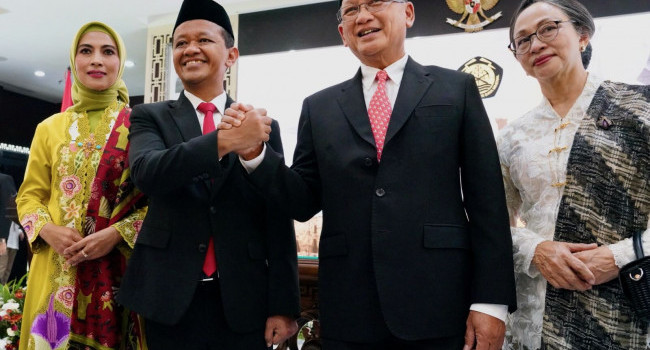 Serah Terima Menteri ESDM Sisa Jabatan 2019 - 2024, Senin (19/8)