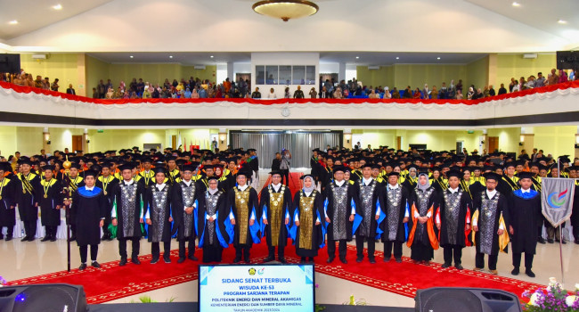 Sidang Senat Terbuka Wisuda Ke-53 PEM Akamigas Cepu TA 2023/2024, Kamis (18/7)