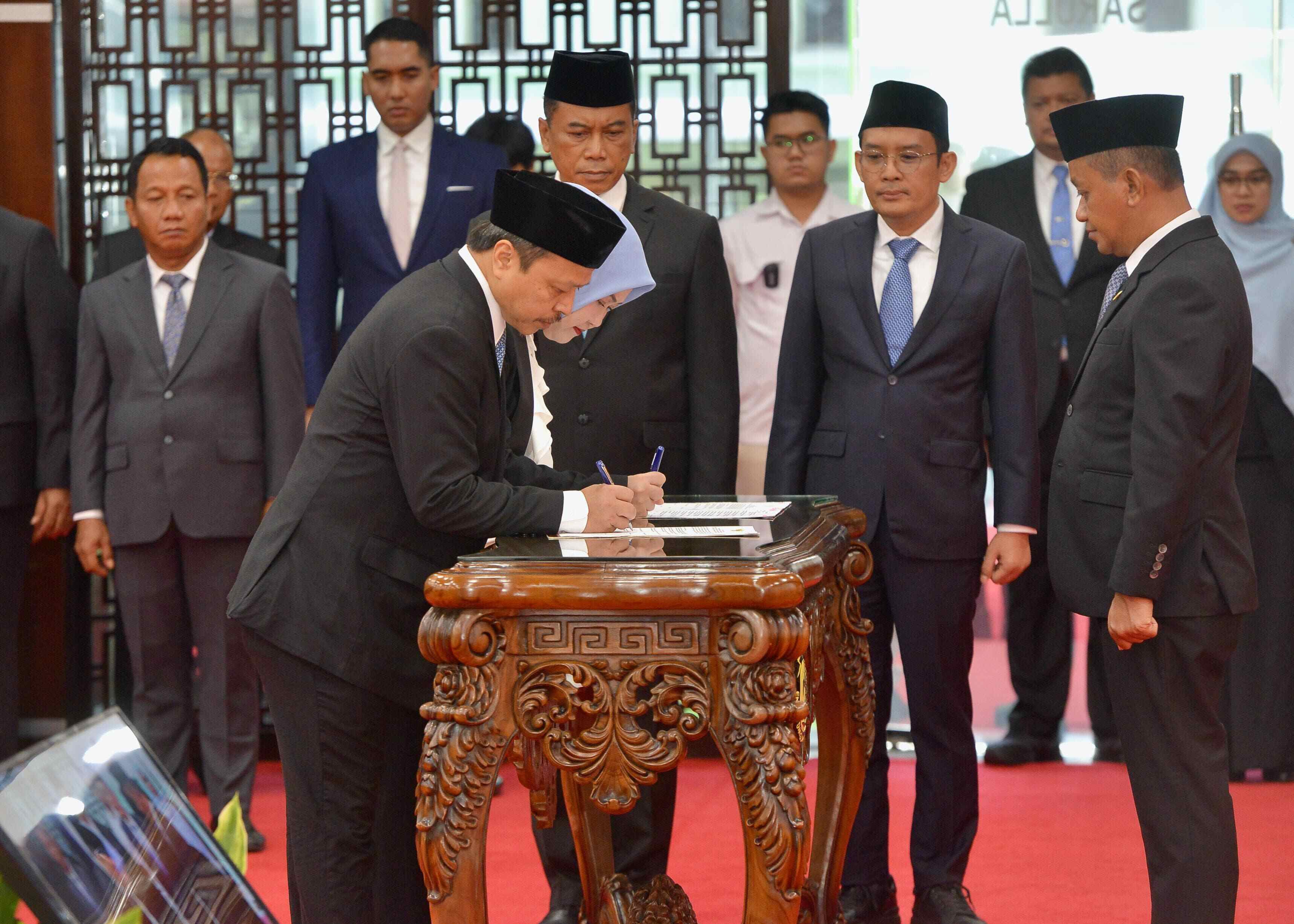 Menteri ESDM Melantik Pejabat Tinggi Pratama Kementerian ESDM, Senin (24/11)