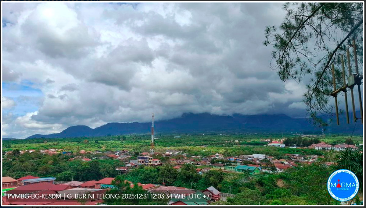 Aktivitas Meningkat, Status Gunung Bur Ni Telong di Aceh Naik ke Level Siaga