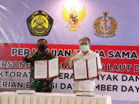 Awasi Migas Lepas Pantai, ESDM dan TNI Teken Kerja Sama Perbantuan Personel