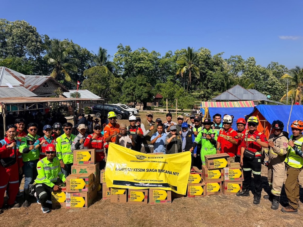 Bantuan Kebutuhan Dasar Disalurkan, ESDM Pastikan Respons Bencana Berjalan Sesuai Kebutuhan Lapangan