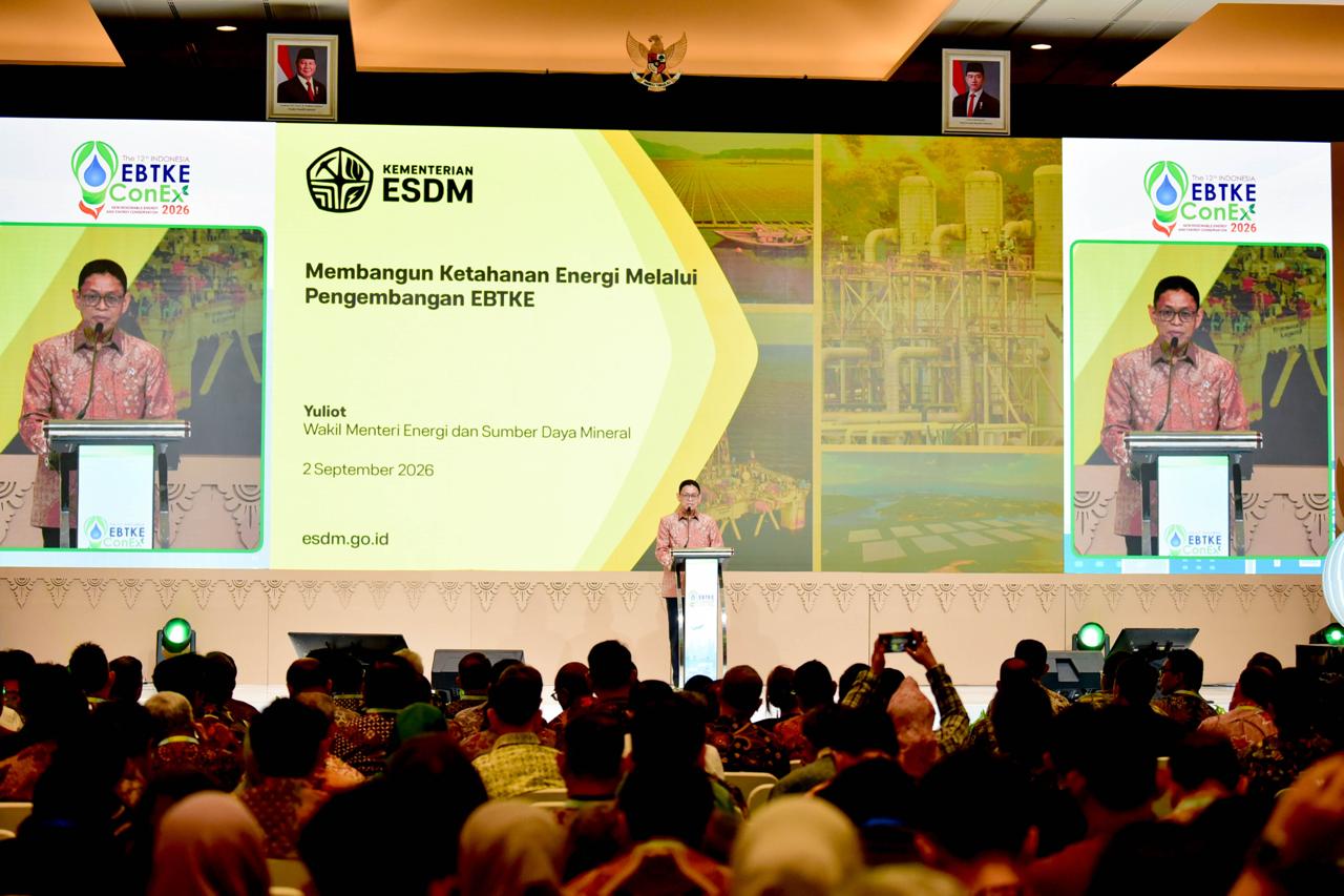 Buka IndoEBTKE ConEx 2026, Pemerintah Perkuat Ekosistem Energi Bersih untuk Kemandirian Energi Nasional