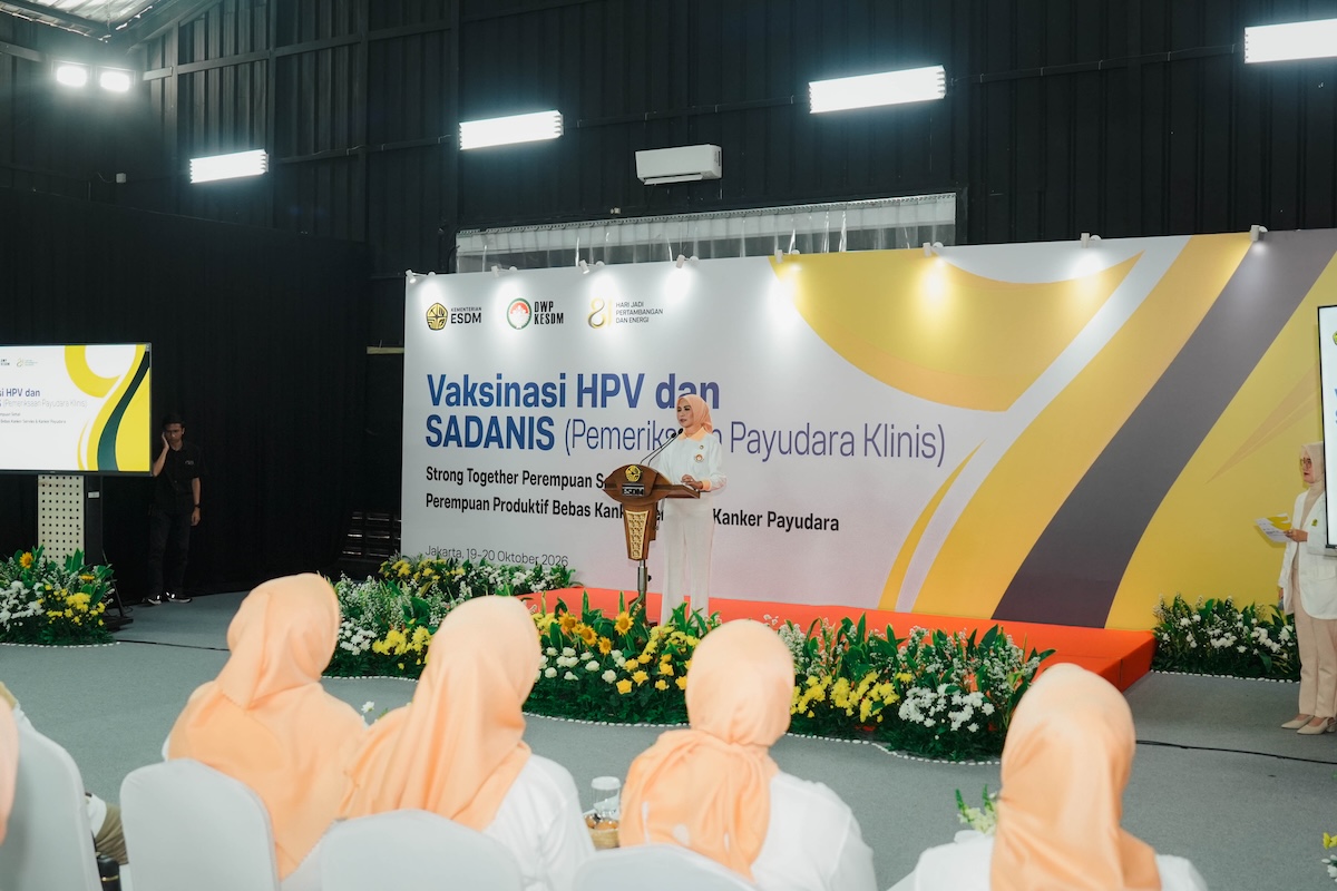 Buka Vaksinasi HPV, Sri Suparni Bahlil Ajak Perempuan Tak Tunda Pemeriksaan Kesehatan