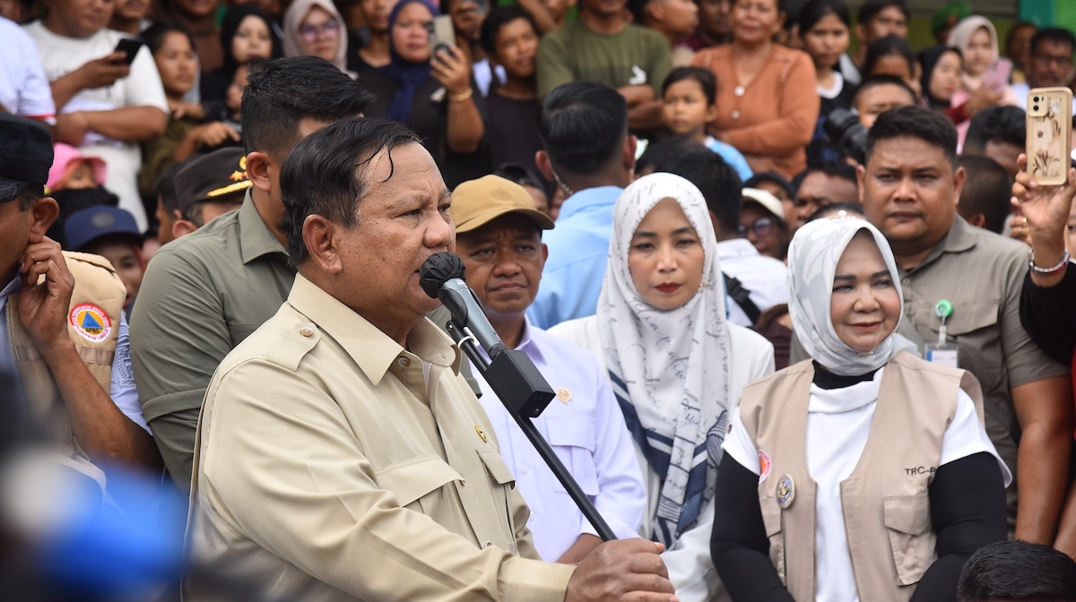 Dampingi Presiden Kunjungi Langkat, Menteri ESDM Pantau Penanganan Warga Terdampak Banjir