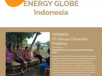 Initiating Renewables-Based Rural Economic Development, Indonesian Company Won Energy Globe Awards 2020