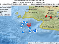 Gempa Bumi M5,0 di Barat Daya Lebak, Banten, Tidak Sebabkan Tsunami