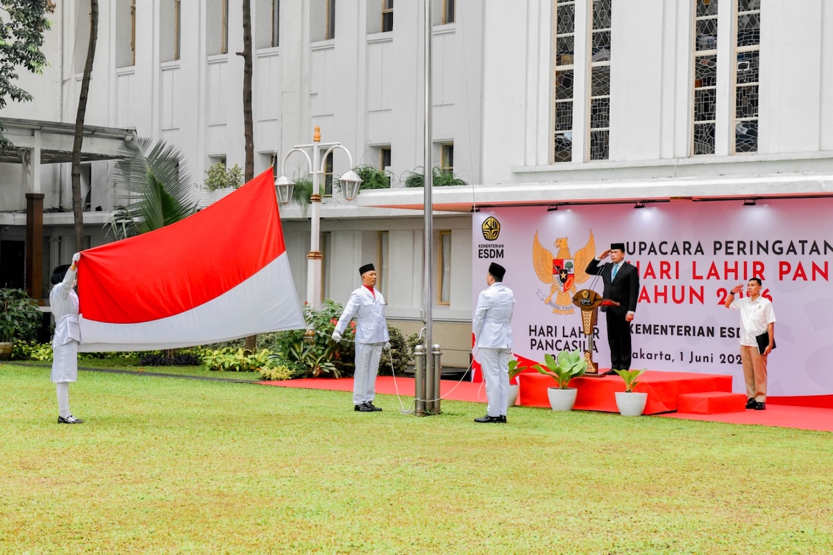 Kementerian ESDM Gelar Apel Hari Lahir Pancasila