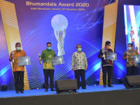 Kementerian ESDM Raih Medali Emas dan Geoportal Terbaik Di Ajang Bhumandala Award 2020