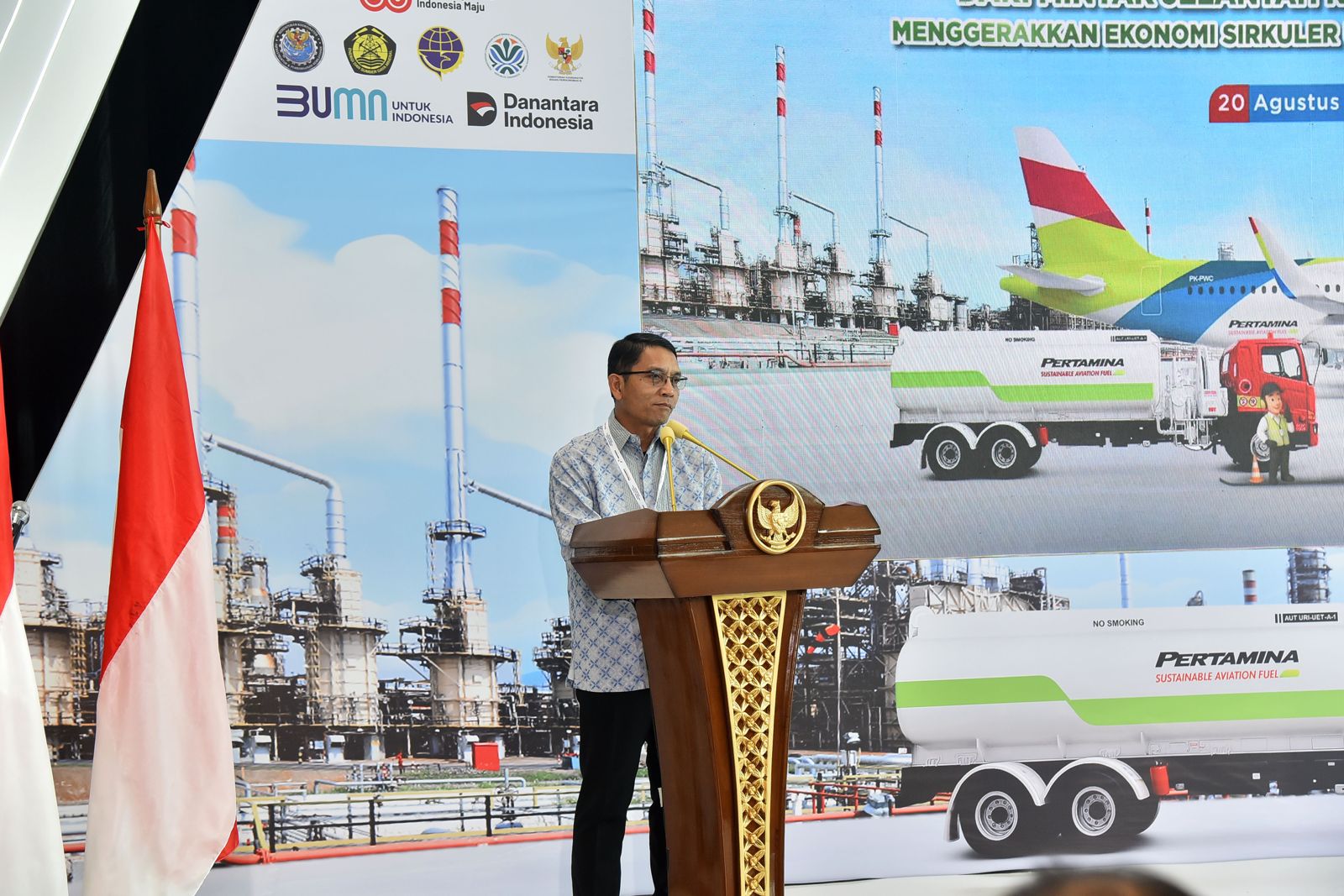 Olahan Jelantah Mengudara, Bahan Bakar Penerbangan Pertama di Indonesia