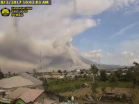 Perkembangan Aktivitas Vulkanik G. Sinabung 2 Agustus 2017