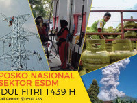Posko ESDM: H-5 Idul Fitri, Penyediaan Listrik Nasional Berjalan Normal