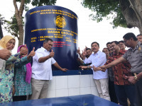 Bantuan Penyediaan Sarana Air Bersih untuk Masyarakat Desa, Badan Geologi Resmikan 2 Sumur Bor di Kabupaten Batang